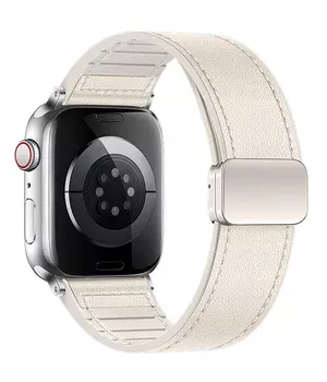 Ремінець Hoco WA34 Basic magnetic buckle silicone leather strap для Apple watch 44/45/46/49mm Star Color