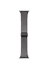 Ремешок Hoco WA34 Basic magnetic buckle silicone leather strap для Apple watch 44/45/46/49mm Dark Gray