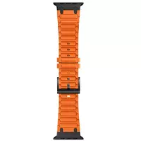 Ремешок Hoco WA35 Emir series thickened silicone strap для Apple watch 44/45/46/49mm Orange