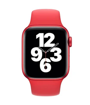 Ремешок Hoco WA01 Flexible series Apple watch (42/44/45/49mm) Red