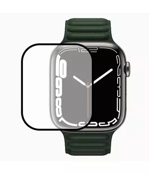Полімерна плівка 3D (full glue) (тех.пак) для Apple watch Series 7 41mm Чорний