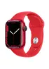 Ремінець Hoco WA01 Flexible series Apple watch (42/44/45/49mm) Red