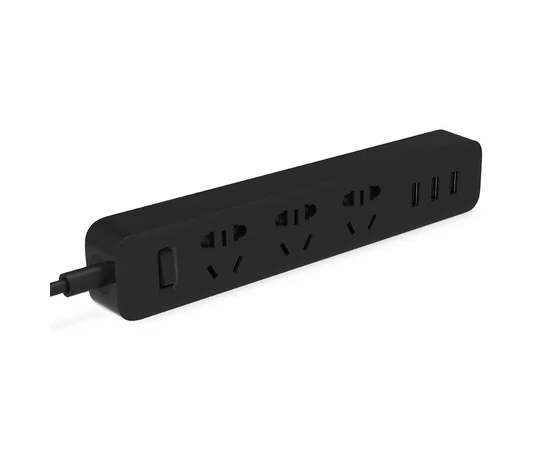 Удлинитель Xiaomi Power Strip (3xUSB/3xSocket) Черный