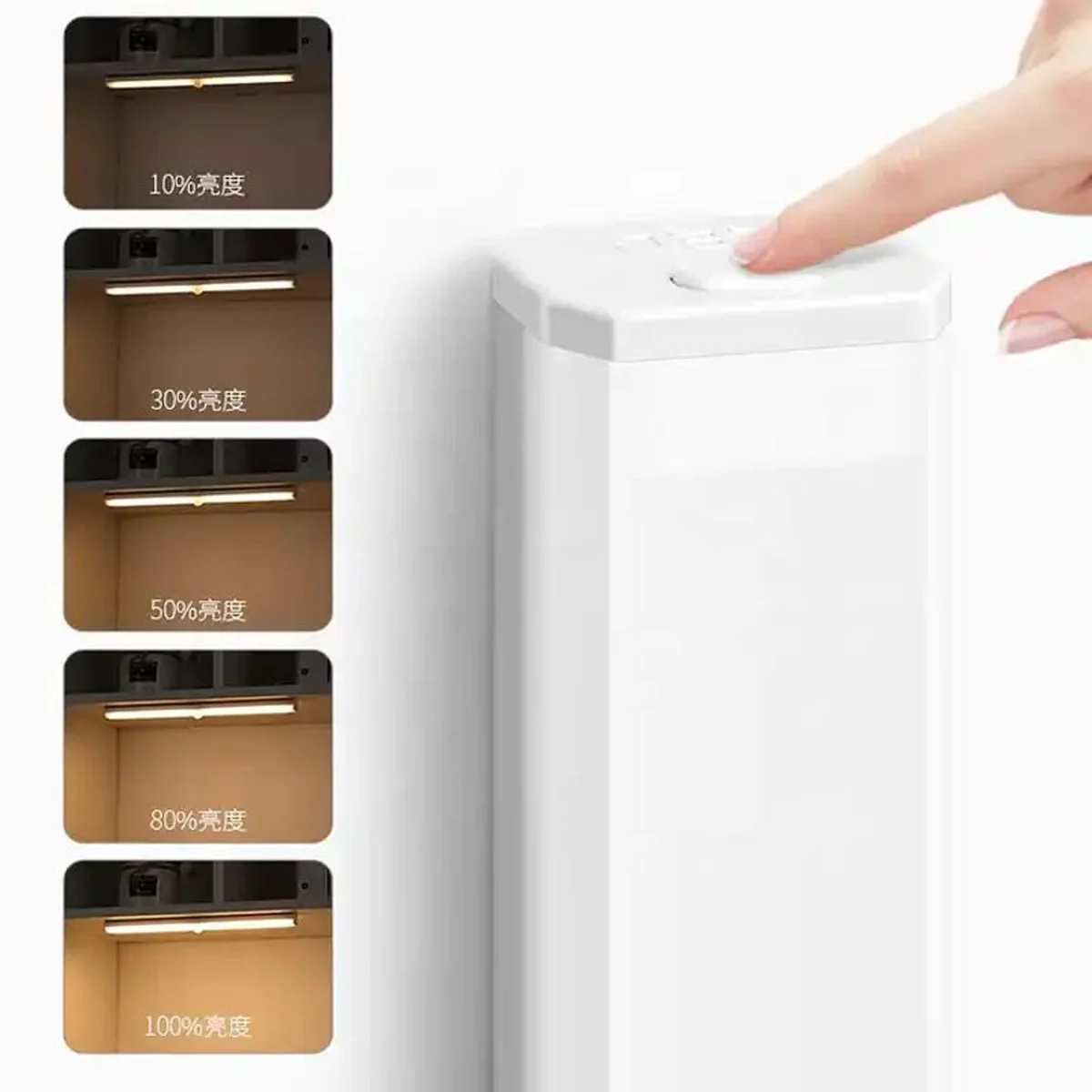 Сенсорний світильник LED з датчиком руху MZ-CT-902 (220*22.8*18.6mm) Warm light