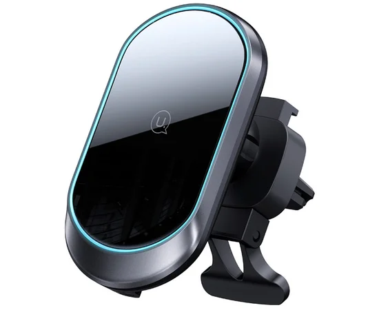 Автодержатель с БЗУ Usams US-CD182 15W Air Vent Black