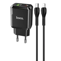 СЗУ Hoco N5 Favor 20W PD+QC3.0 Type-C to Lightning Черный