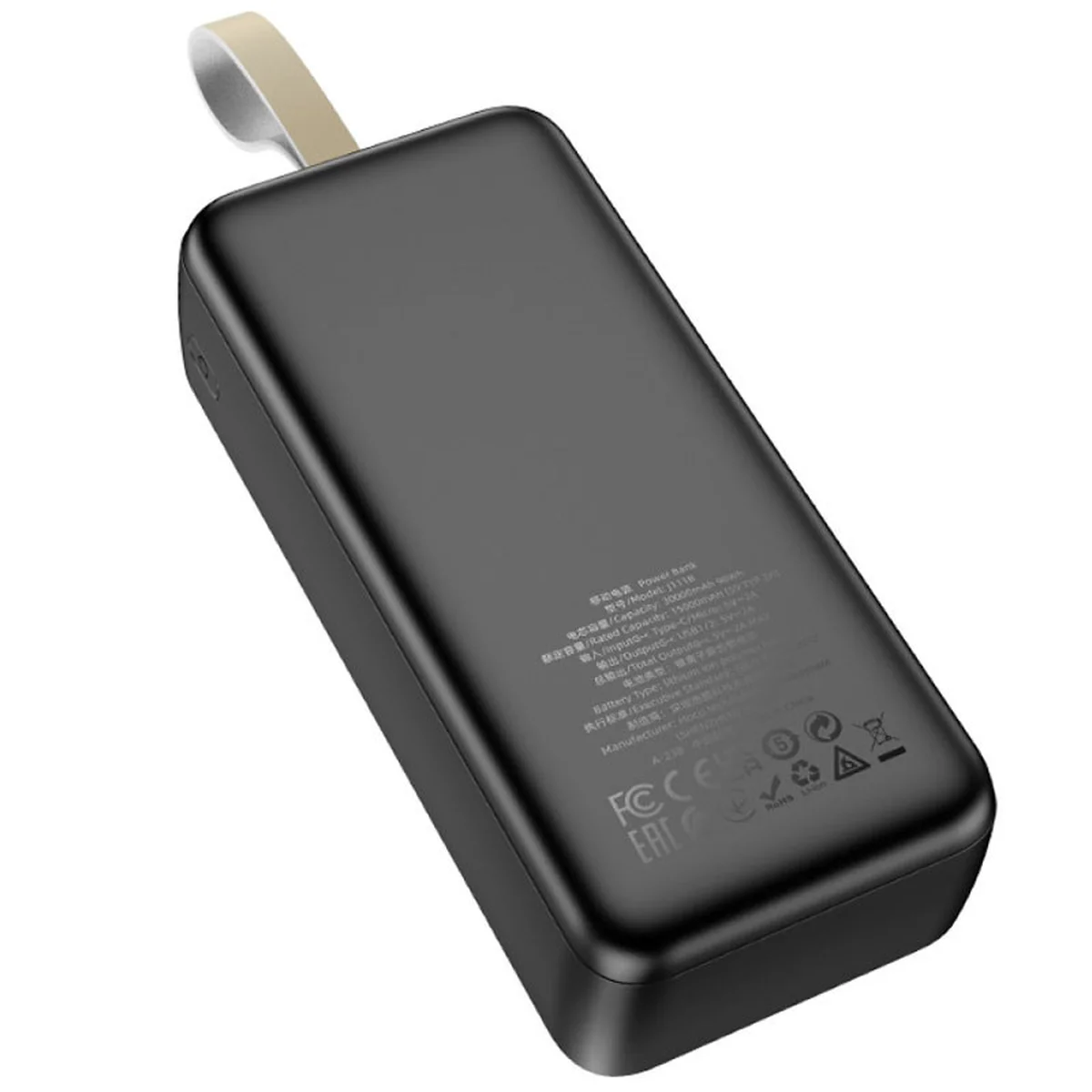 Портативное зарядное устройство Power Bank Hoco J111B Smart charge 30 000 mAh Black