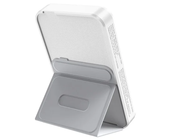 Портативное зарядное устройство Power Bank Hoco Q10 Transparent PD20W с БЗУ 5000 mAh White