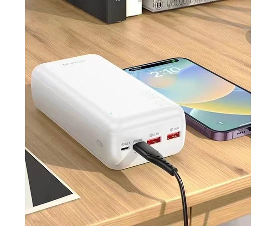 Портативное зарядное устройство Power Bank BOROFONE BJ38B 22.5W+PD20W 30 000 mAh White