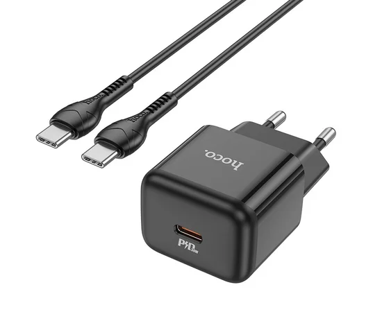 СЗУ Hoco N32 Glory PD30W Type-C to Type-C Black