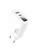 СЗУ Usams US-CC104 T30 QC3.0+PD3.0 Digital Display Белый