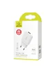 СЗУ USAMS US-CC077 T19 Single USB Travel Charger US Plug Белый