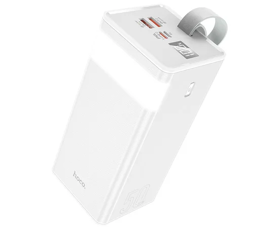 Портативное зарядное устройство Power Bank Hoco J86A Powermaster 22.5W 50000 mAh White
