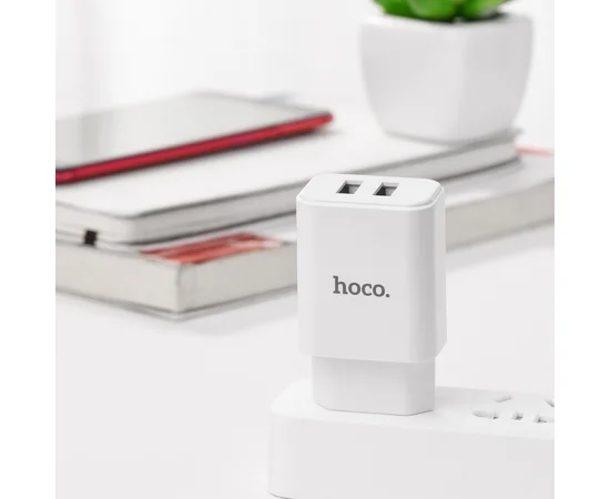 СЗУ Hoco C62A Victoria 2.1A 2USB white