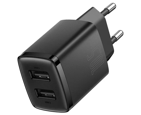 СЗУ Baseus Compact 10.5W (2USB) (CCXJ01) Черный