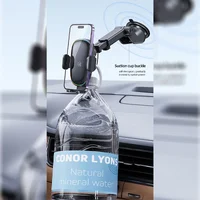 Автоутримувач із БЗУ Usams US-CD187 15W with Colorful Light Black