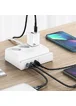 СЗУ Usams US-CC160 P1 65W Super Si Fast Charging USB Extension Socket White