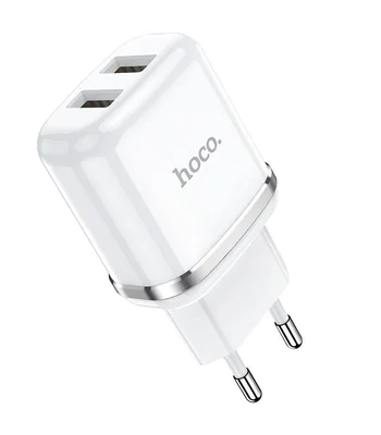 СЗУ Hoco N4 (2USB/2.4A) Белый