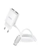СЗУ HOCO C82A Real power dual port cable charger (for MicroUSB) (EU) Белый