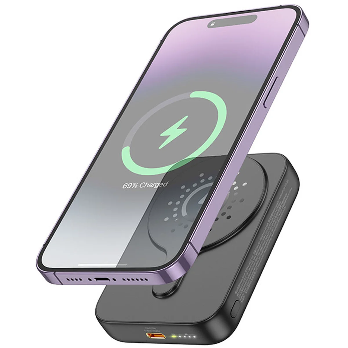 Портативное зарядное устройство Power Bank Hoco J117A Esteem PD20W с БЗУ 10 000 mAh Black