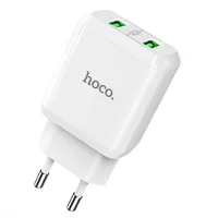 СЗУ Hoco N6 QC3.0 (2USB/3A) Белый