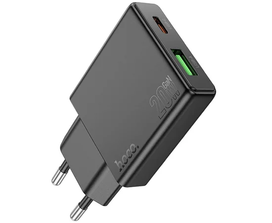 СЗУ Hoco N38 Delgado PD20W+QC3.0 Black
