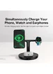 БЗУ Baseus Swan 3in1 Wireless Magnetic Charging Bracket 20W (WXTE) Черный