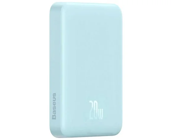 Портативное зарядное устройство Power Bank Baseus Magnetic Mini OS 20W c БЗУ 10000 mAh (PPCX110105) Blue
