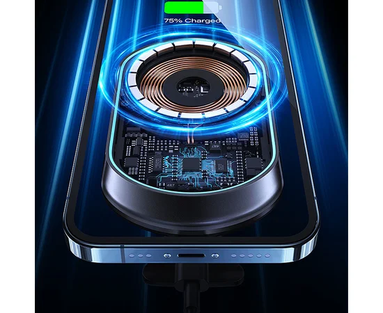 Автодержатель с БЗУ Usams US-CD182 15W Air Vent Black