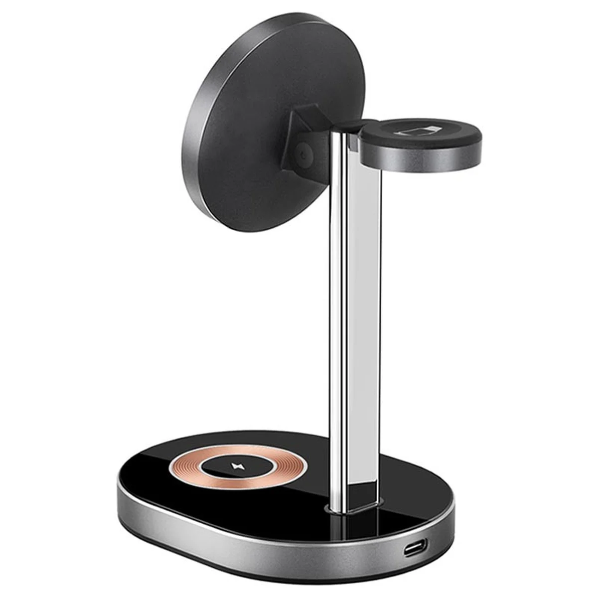 БЗУ WIWU Wi-W003 3 in 1 wireless charger Black