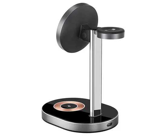 БЗУ WIWU Wi-W003 3 in 1 wireless charger Black