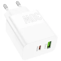 СЗУ Borofone BA75A PD30W+QC3.0 White