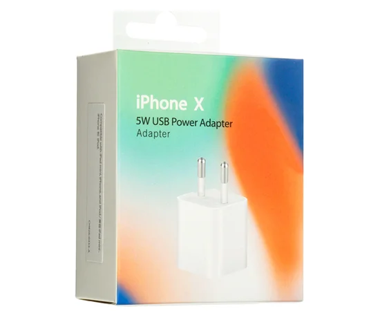 СЗУ для iPhone X,  A45, (1USB / 5W) (box) Белый