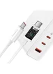 СЗУ Baseus GaN5 Pro 2Type-C+USB 140W EU (with Type-C to Type-C 140W (1m)) (CCGP100201) White