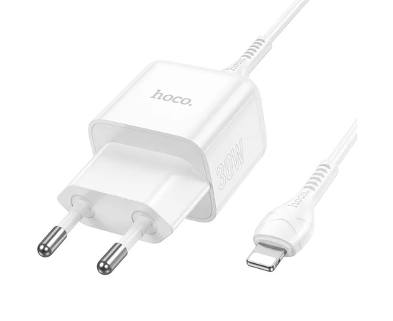 СЗУ Hoco N32 Glory PD30W Type-C to Lightning White