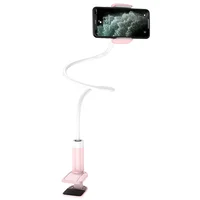 Держатель настольный Hoco PH23 Balu Pink white