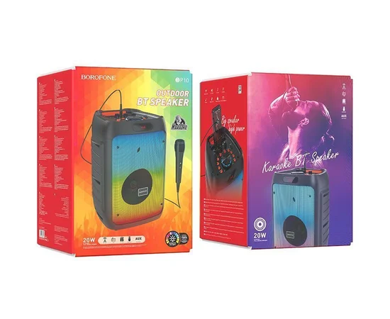 Bluetooth колонка Borofone BP10 с микрофоном Black
