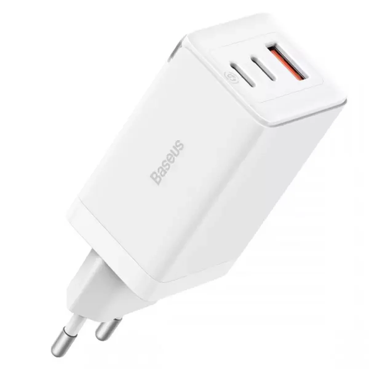 СЗУ Baseus GaN5 Pro 65W 2Type-C+USB 100W EU (CCGP12020) White