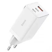 СЗУ Baseus GaN5 Pro 65W 2Type-C+USB 100W EU (CCGP12020) White