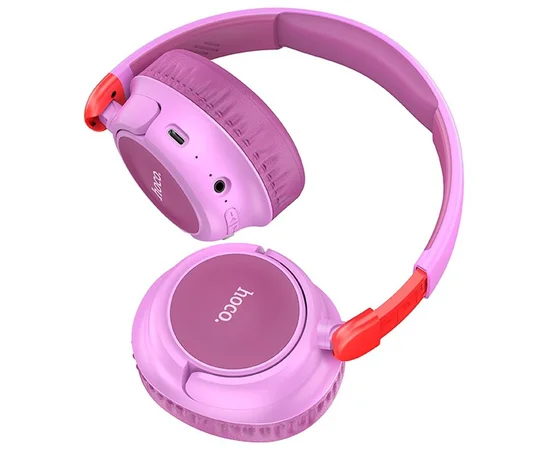 Накладные беспроводные наушники Hoco W43 Adventure Purple