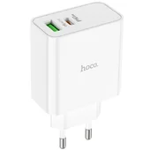 СЗУ Hoco C113A Awesome PD65W (1USB/1Type-C) White