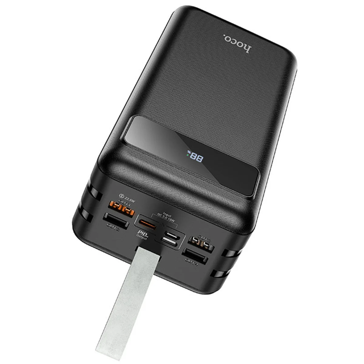 Портативное зарядное устройство Power Bank Hoco J86B Electric 22.5W 60000 mAh Черный