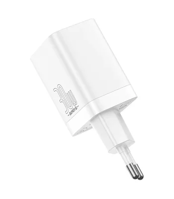 СЗУ Baseus Super Si Pro Quick Charger 30W (CCSUPP-E) White