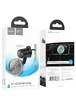 Автодержатель с БЗУ Hoco HW6 Vision metal magnetic (air outlet) Black / Metal gray
