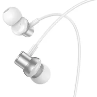 Стерео Навушники Hoco M110 Encourage metal Silver