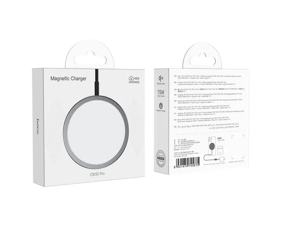 БЗУ HOCO CW30 Pro Серебряный