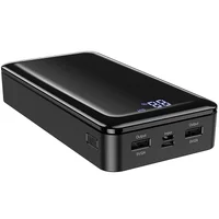 Портативное зарядное устройство Power Bank BOROFONE BJ8 Extreme 30000 mAh Черный