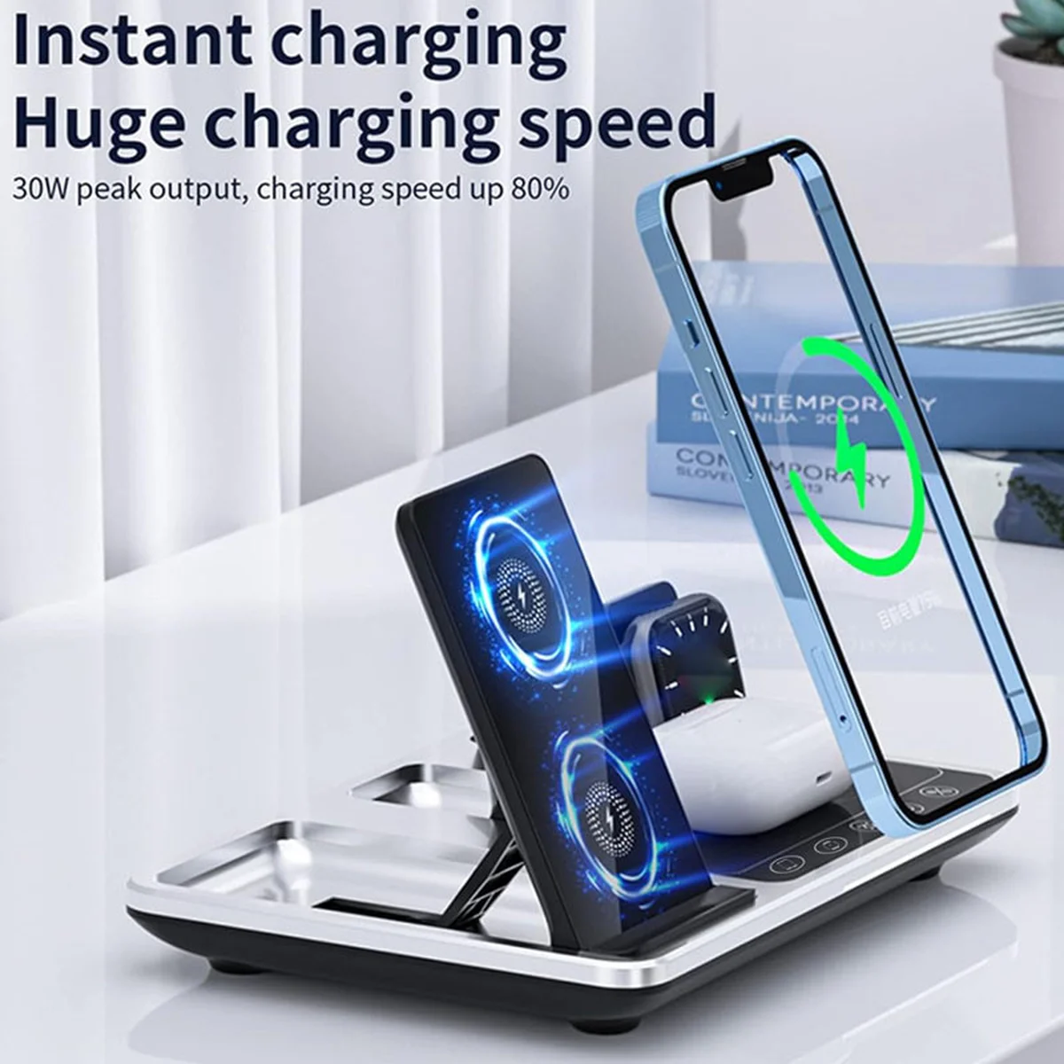 БЗУ R11 4in1 with clock Silver