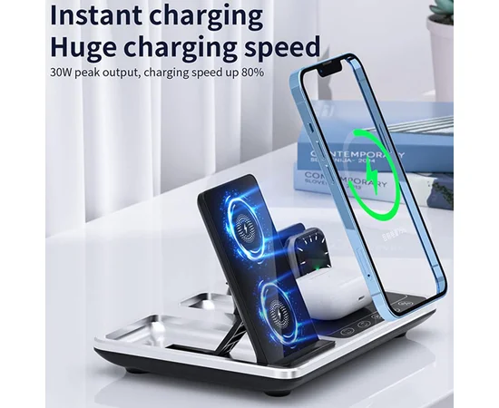 БЗУ R11 4in1 with clock Silver