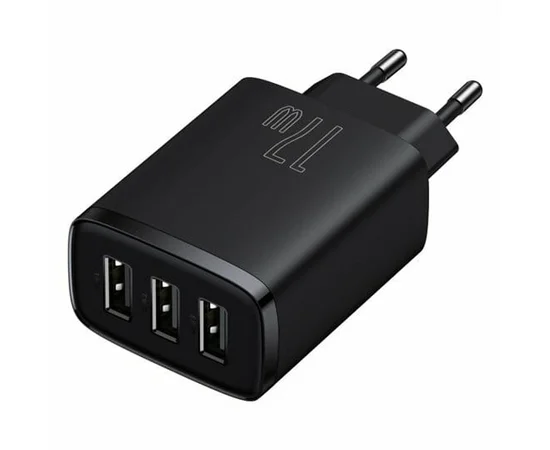 СЗУ Baseus Compact 17W (3USB) (CCXJ02) Черный